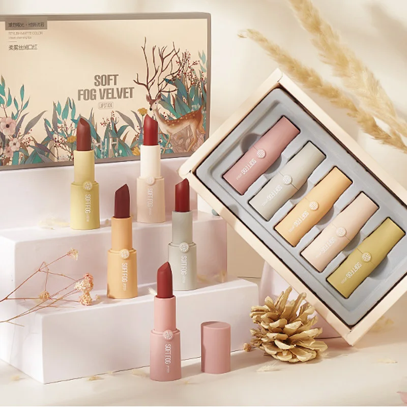 Новые 5 шт/упаковка шт./компл. пикантные матовые губные помады бархатная губная