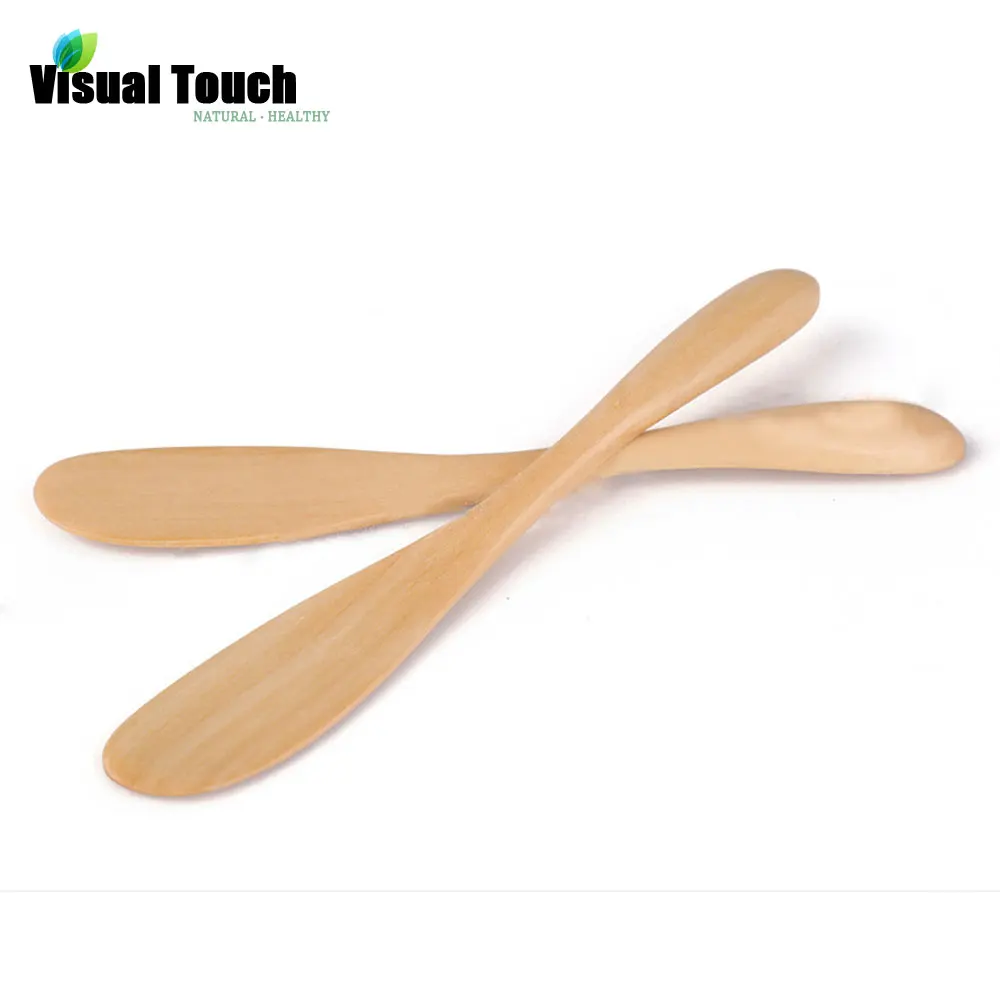 Деревянный шпатель 14 5*2 1 см нож для нарезки масла варенья торта салата сыра ножи