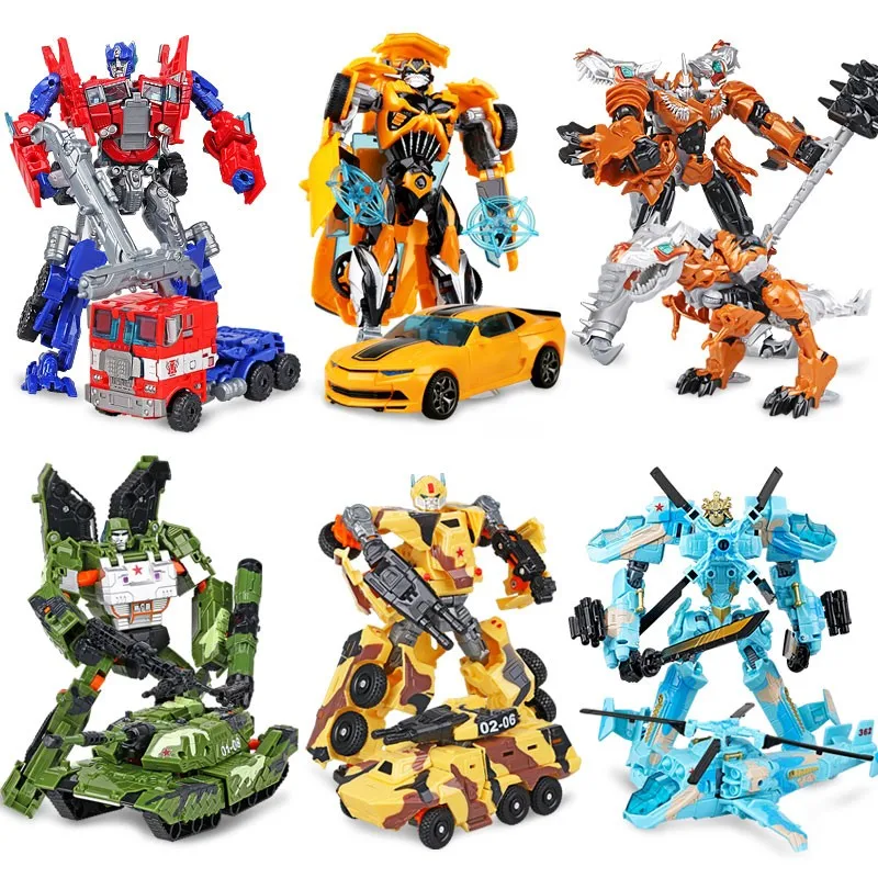 

19.5cm Model Transformation Robot Toy Car Anime Plastic Toys Action Figure Model Education Children Boys Birthday Toys Gifts