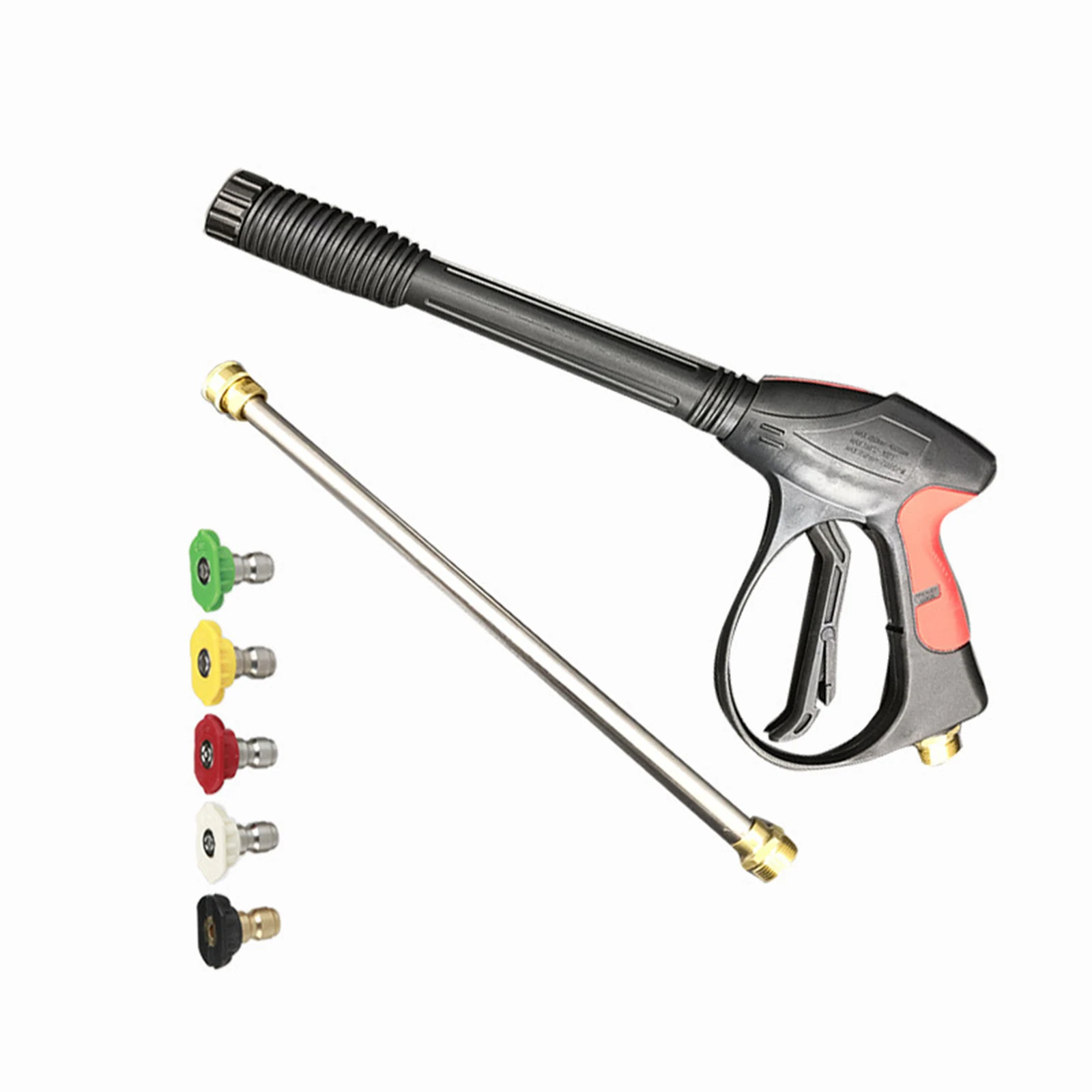 

Pressure Water Gun Household Car Washer Garden Multifunctional Water Gun with Extension Rod Nozzle Set