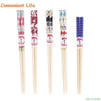 cute cartoon natural bamboo chopsticks joint chopstick kids chopsticks tableware gifts for children