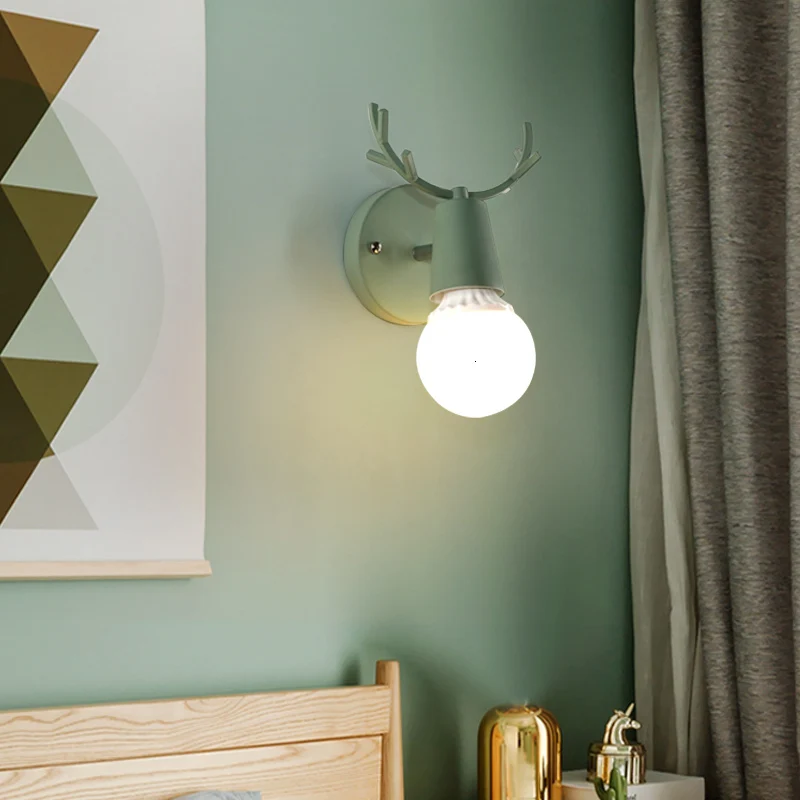 Скандинавский минимализм золотые светодиодные прикроватные настенные