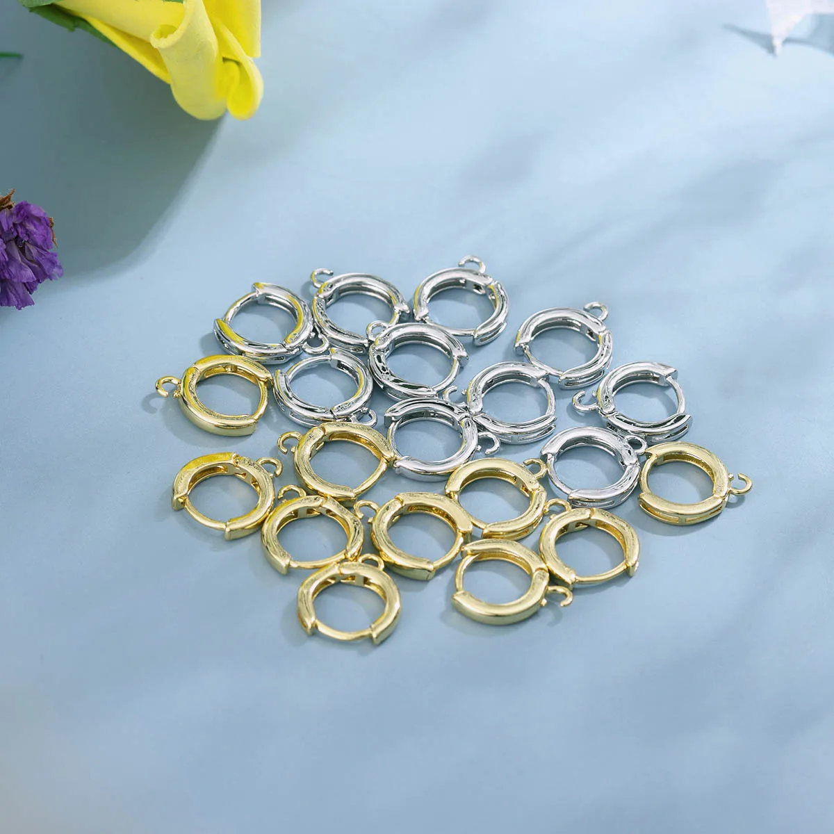 Fostfo Простые Модные Позолоченные серьги крючки покрытые французскими серьгами