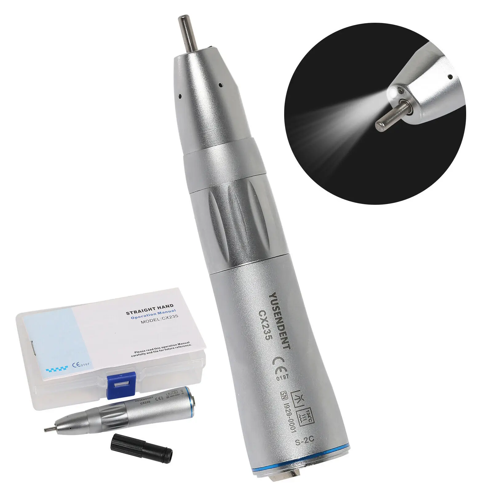 Стоматологический внутренний/внешний распылитель воды (светодиод) прямой