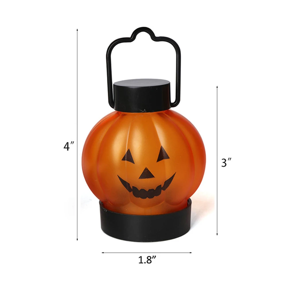 

6pcs LED Skull Pumpkin Lantern Light Halloween Decorative Lamp Ornament for Home Festival Party Atmosphere Decoration