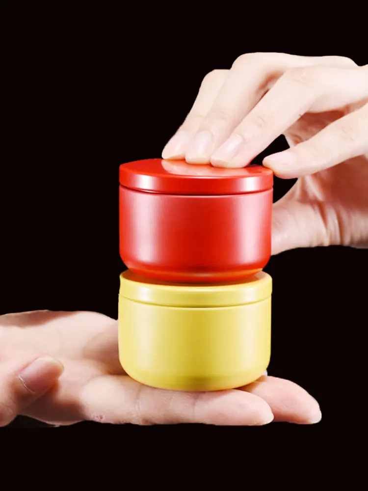 53*37 мм для хранения табака BoxReusable герметичный Алюминий бак горшок Jar контейнер