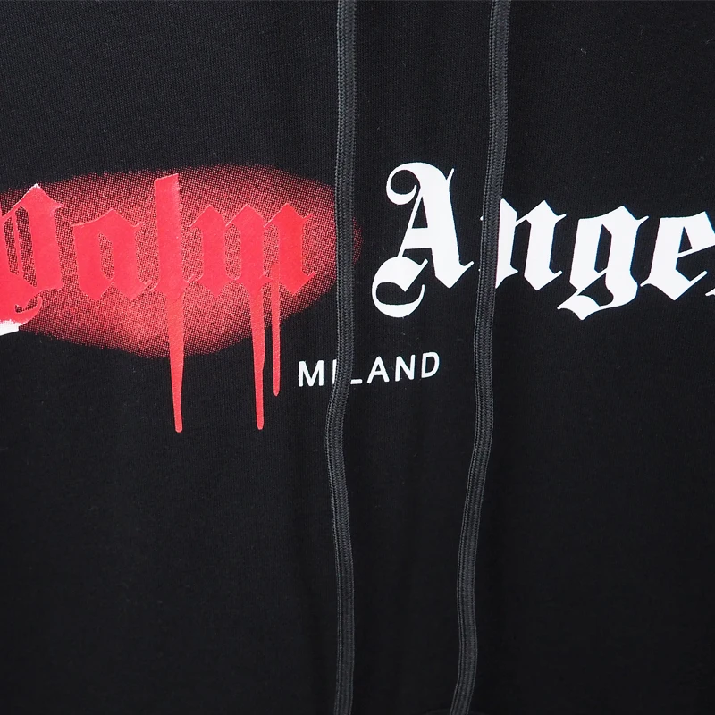 Повседневная Толстовка с капюшоном для мужчин и женщин надписью Palm Angels | Мужская