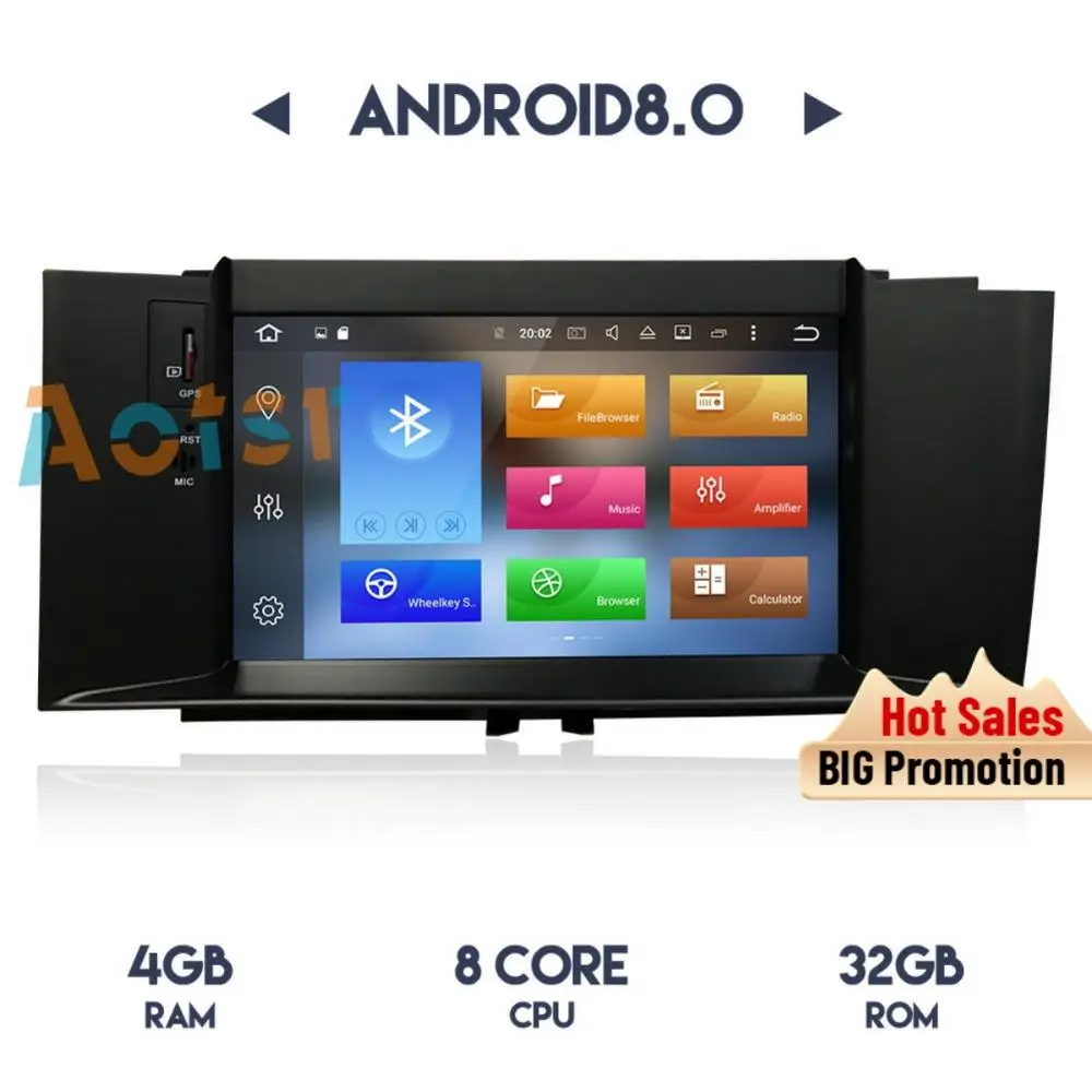 1 Din новейший 8 ядерный Android8.0/4 7 автомобильный Радио GPS без dvd плеера авто стерео
