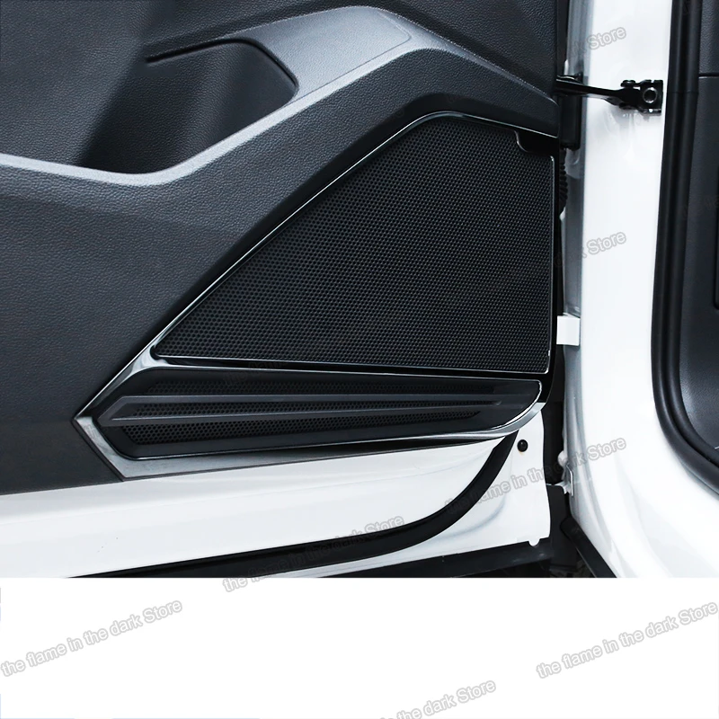 Звуковая отделка автомобильной двери из нержавеющей стали Lsrtw2017 для Volkswagen Tiguan 2017