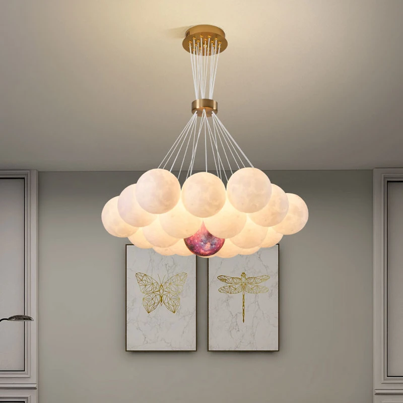 Современный светодиодный подвесной светильник для Гостиная Nordic шар с Спальня