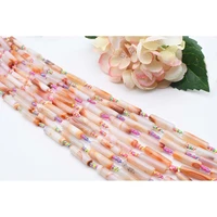 2strandslot 30mm natural smooth milky white cylindrical agate stone beads for diy bracelet necklace jewelry making strand 15