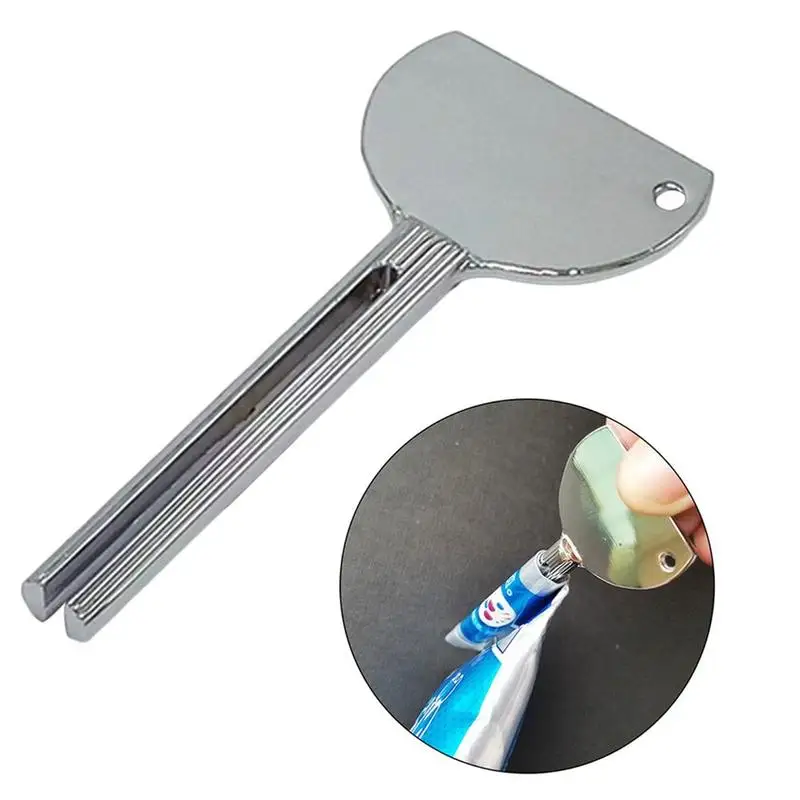 

1pcs Multifunctional Toothpaste Squeezer Tool Supplies Steel Toothpaste Dispenser Washroom Squeezer Q5M2