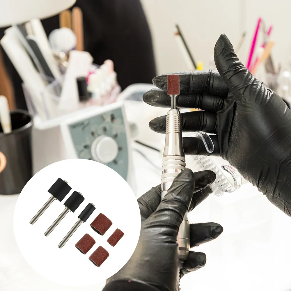 

102pcs/set Drum Mandrel Nail Manicure Polishing Sandpaper Bands Sanding Sleeves