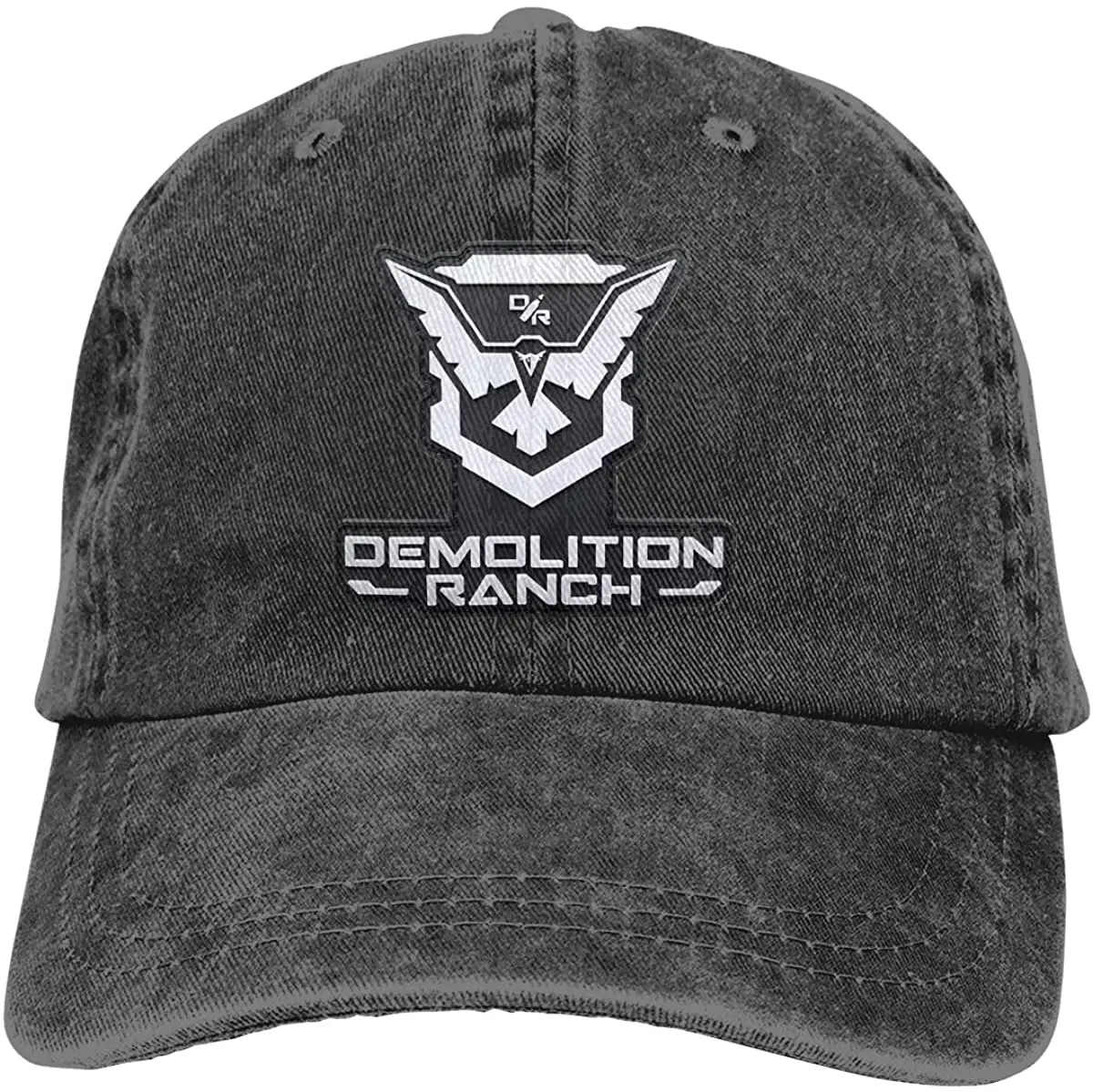 

Unisex Demolition Ranch Baseball Cap Golf Crowboy Hat Adjustable Classic Sports Trucker Hat Adult Hat Black