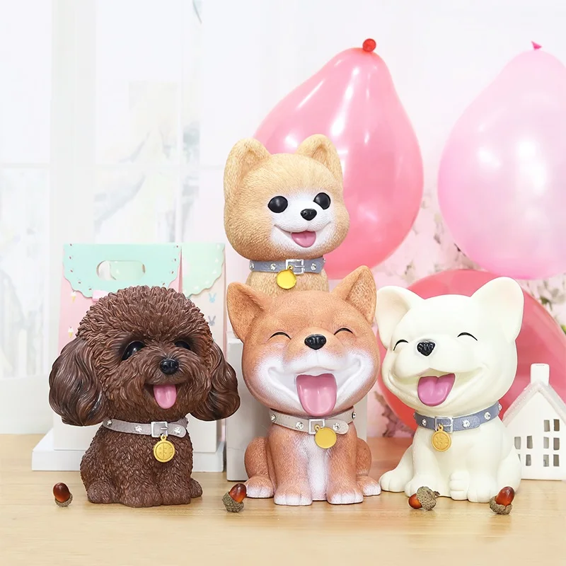 Милая копилка с животными безопасная собака Мультяшные креативные коробочки для