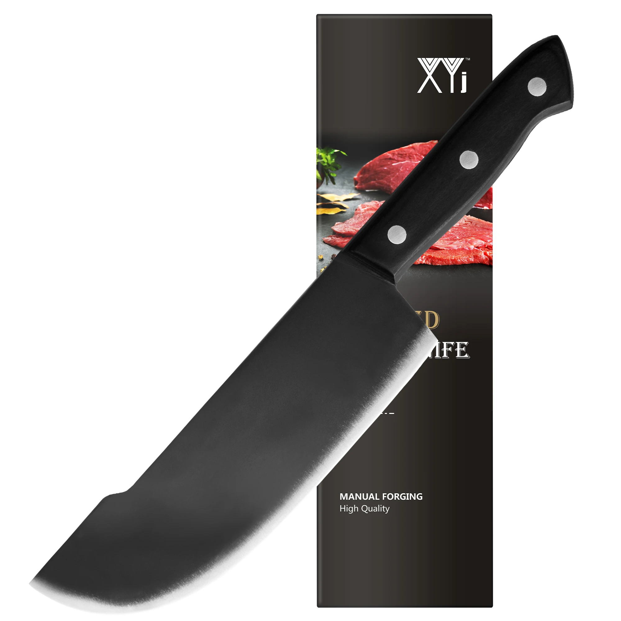 Нож для мяса XYj 8 дюймов с деревянной ручкой Подарочный нож | Дом и сад