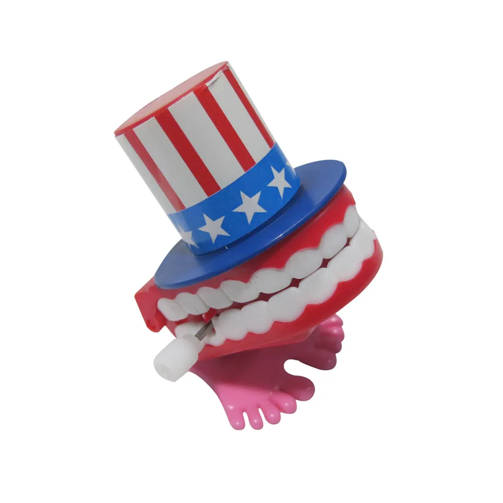 7 см Американский флаг ветрозащитные ходячие зубные протезы для младенцев