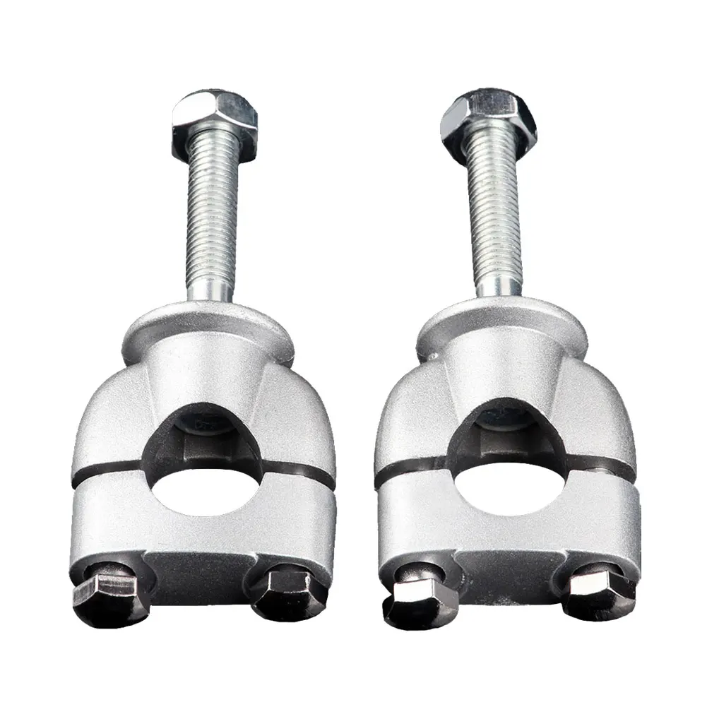 

1 Pair 7/8 Aluminum Motorcycle Handlebar Risers 22mm Handle Bar Mount Clamps Dirt Pit Bike Motorbike Accessories Universal
