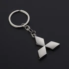 1 шт. металлический полый автомобильный брелок для ключей для mitsubishi, брелок для ключей, деловой подарок для мужчин и женщин, автомобильные аксессуары, подвеска