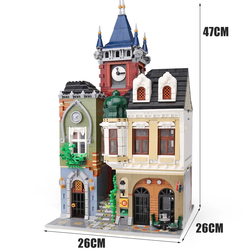 

Yeshin QL0924 City Street View Building Toys MOC Old Town Pub Model Building Blocks Bricks Kids Educational Toys Christmas Gifts
