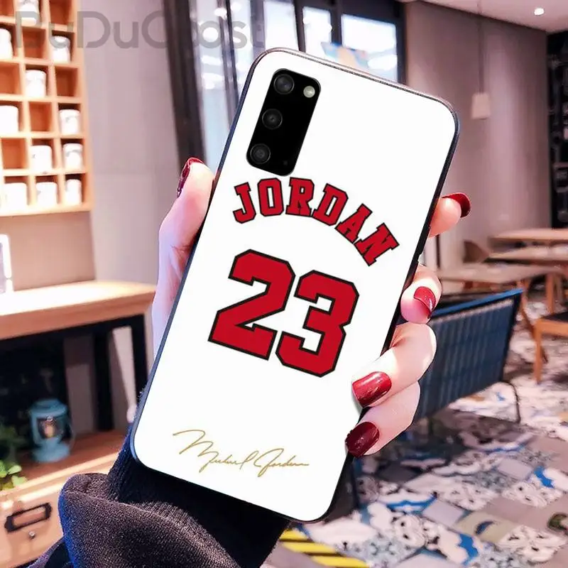 

Versaca Basketball 23 Jordan Phone Case for Samsung Galaxy S10 Plus S10E S6 S7 edge S8 S9 Plus S10lite S20 Plus S20 Ultra