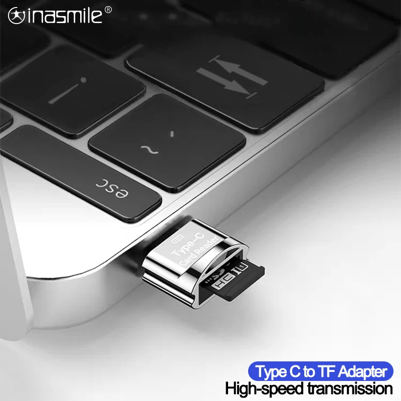 Тип C TF адаптер OTG кард ридер для Samsung Huawei микро флеш накопителя USB Micro SD Смарт