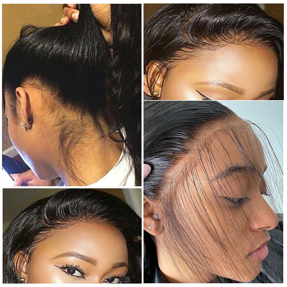 Парики из человеческих волос на сетке для чернокожих женщин волнистые передние