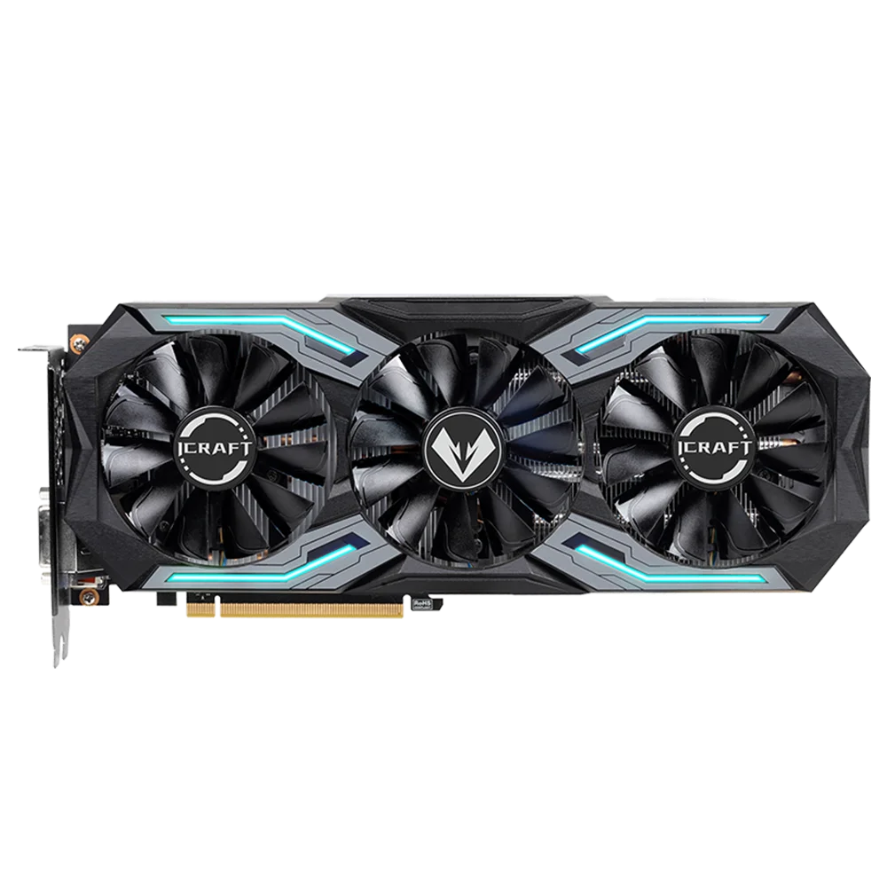 Видеокарта MAXSUN NVidia GTX 1660 iCraft 6 ГБ GDDR5 видеокарта для ПК 12 нм RGB подсветка видео игр DP
