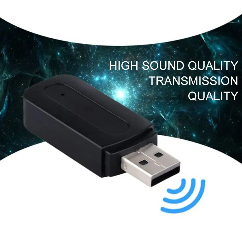 3 5mm jack usb bluetooth compatible aux wireless car audio receiver a2dp music receiver adapter for androidios mobile phone free global shipping