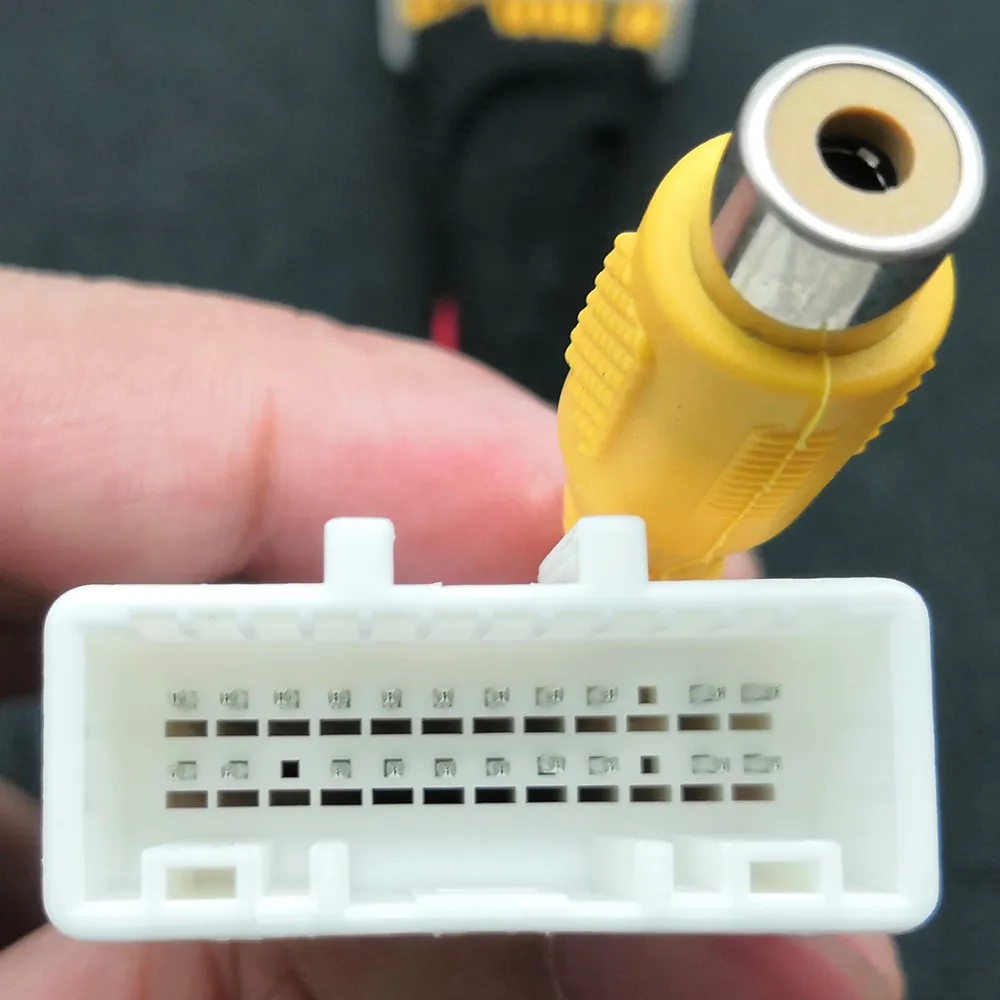 24Pin оригинальный видео вход переключатель обратная камера RCA адаптер кабель для