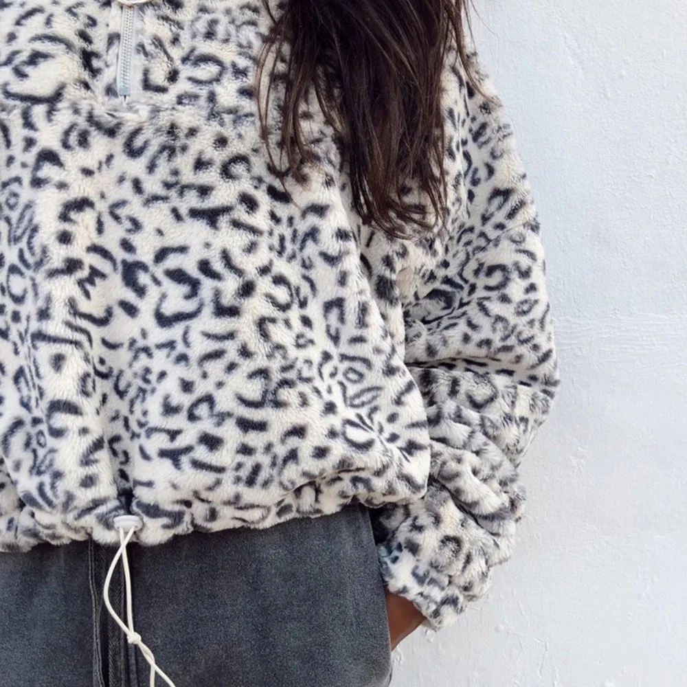 Женская теплая куртка из искусственного меха Повседневная Свободная плюшевая