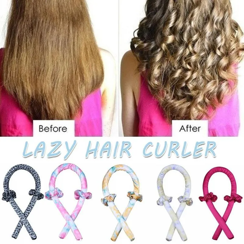 Heatless Curling Rod Headband Lazy Curling Ribbon Make Hair Curly hair rollers curlers  flexi rods  wave formers