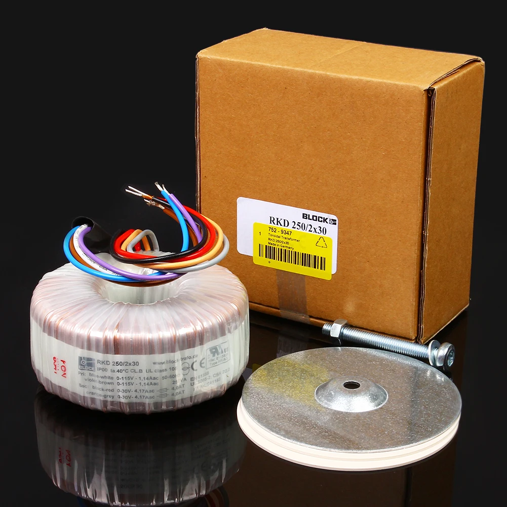 Блок 250W Мощность усилитель ЦАП-предусилитель трансформатор 250 Вт двойной 24V 30V