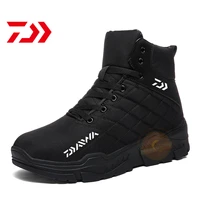2021 daiwa mens winter outdoor sport fishing shoes plus velvet warm non slip waterproof boots fishing bootswinter snow boots