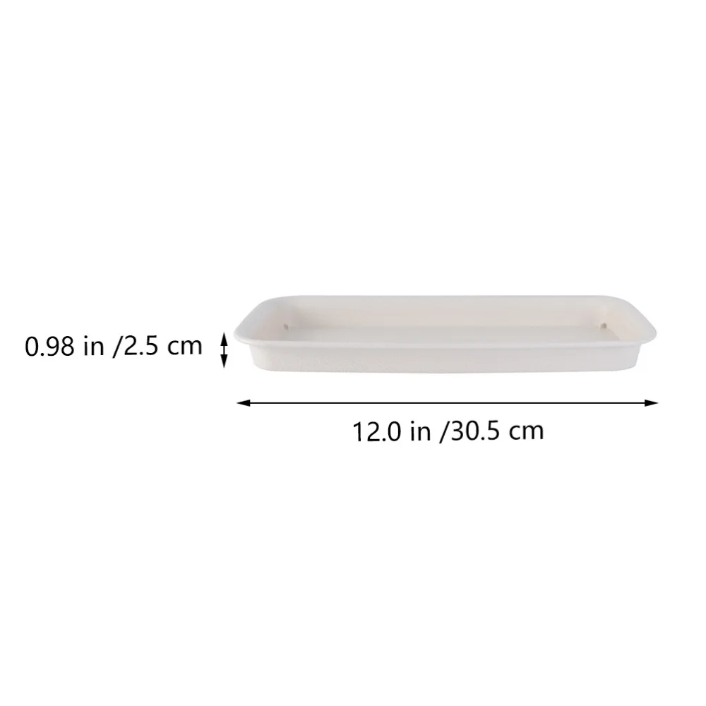

6pcs Flower Pot Trays Durable Planter Pot Trays Simple Bottom Trays