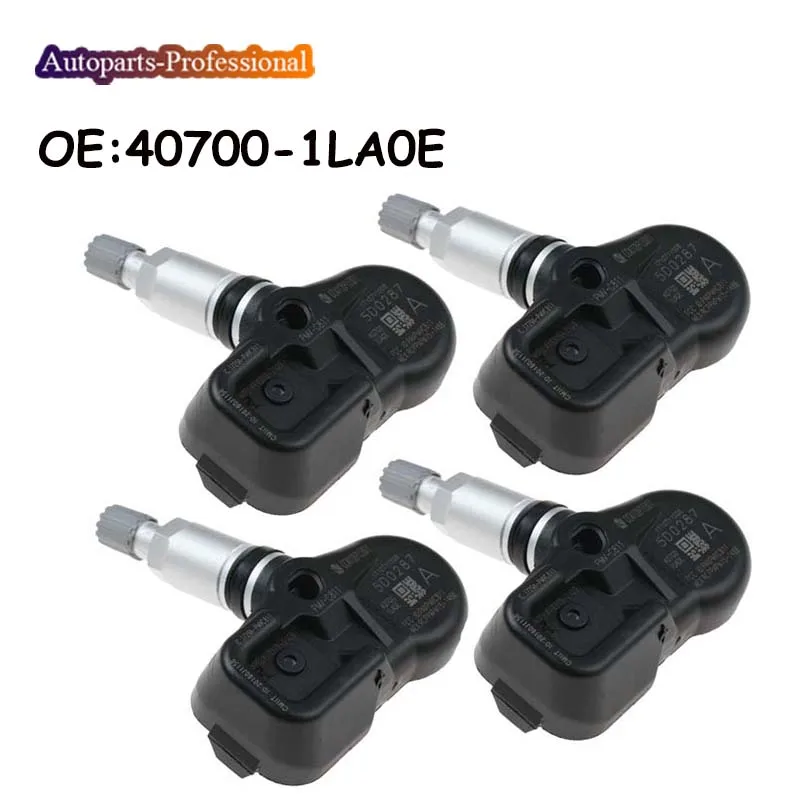 Датчик давления в шинах TPMS, 4 шт., для EX35, EX37, FX35, FX50, G25, G37, Nissan Cube 370Z, Juke Leaf Quest, 407001LA0E, 40700-1LA0E, PMV-C811