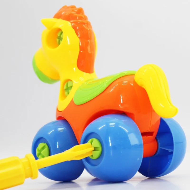 Пластиковый 3D пазл для раннего обучения сделай сам|Конструкторы с отверткой| |