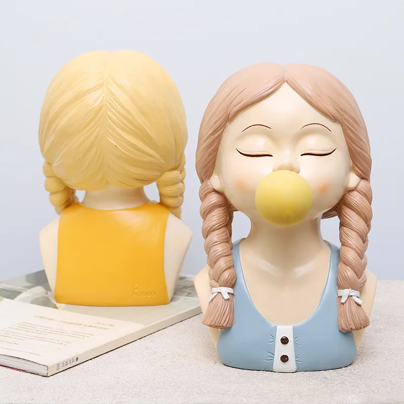 9 дюймовый орнамент для девочки художественный портрет скульптура голова из