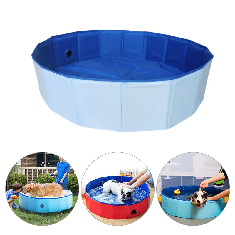 Летний складной бассейн для собак портативные плавательные бассейны