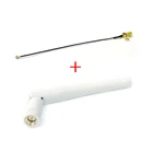 1 комплект 2,4 ГГц WIFI антенна 3dbi SMA Штекерный разъем белый цвет + IPXUFL к стандарту кабеля 15 см для беспроводного модема