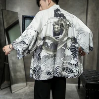 2020 summer tops chinese style thin sunscreen coat fashionable tang suit hanfu ancient style robe harajuku kimono mens clothing