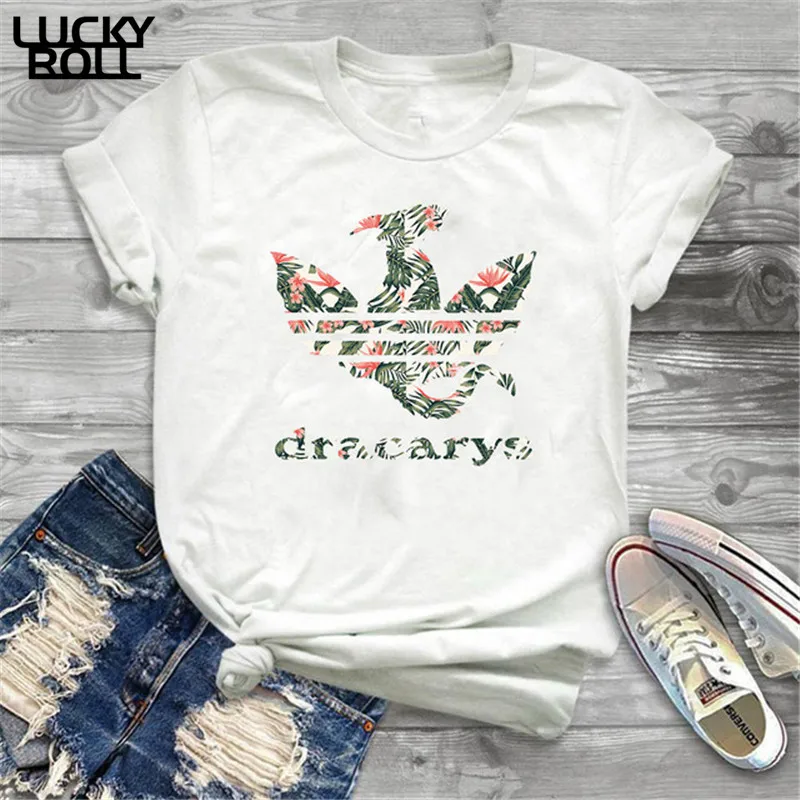Игра престолов Dracarys футболка женская мать драконов рубашки женские s футболки король королева девушки друзья Mon подарок Тройник - Цвет: XWT0012-10-white