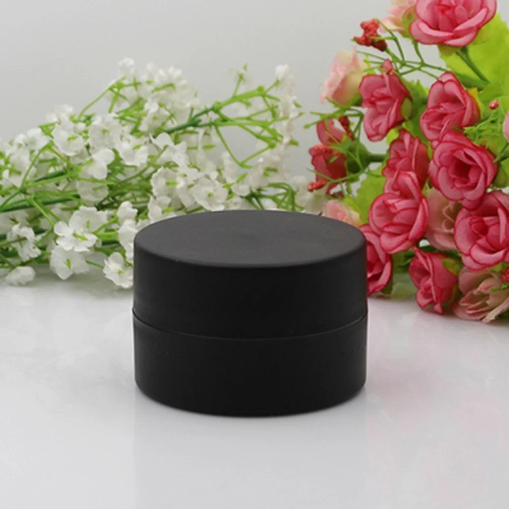 10 шт пустой пластиковый контейнер косметическая упаковка черный белый