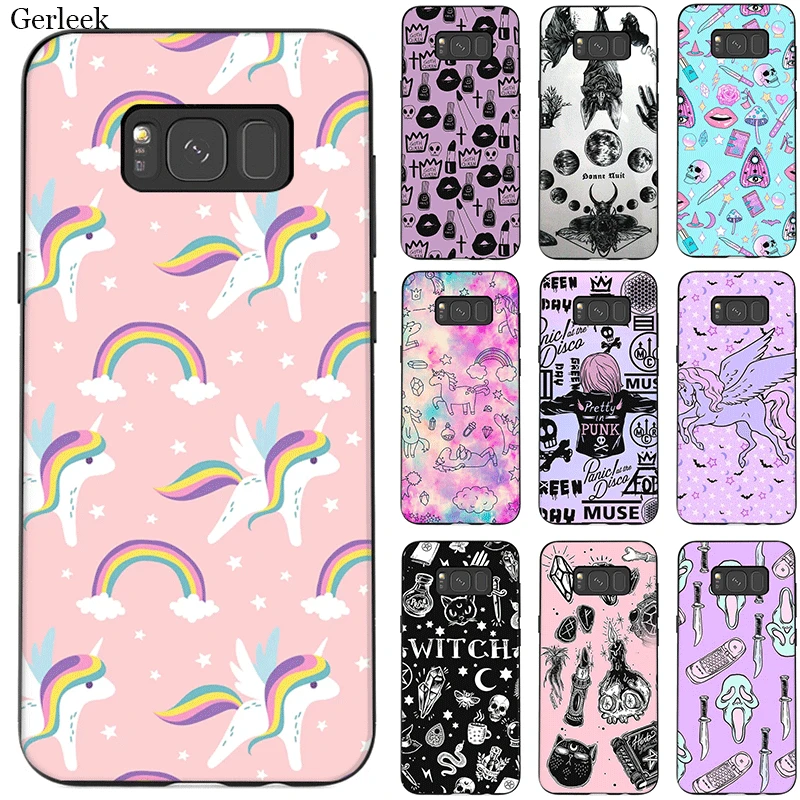Чехол для телефона Girly Pastel Witch Goth Samsung Note 8 9 10 S S10e S6 S7 Edge S8 S9 Plus чехол из ТПУ |