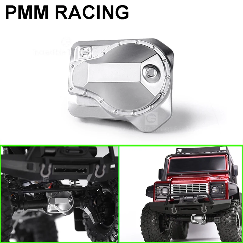 

1pcs Wilderness Metal bridge cover T4 axle upgrade parts For 1/10 RC Crawler Car Traxxas TRX4 Defender G500 G63 Accessories