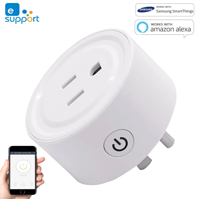 Ewelink Wi-Fi розетка Smart 2-USB 10A розетка FR UK US EU разъем приложение дистанционное управление для Alexa Google Home IFTTT интеллектуальная розетка