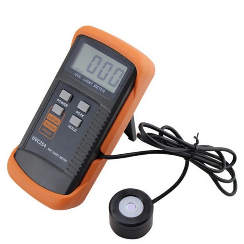 

UVC254 UVC Light Meter Narrow-band Spectrum 248nm-262nm Digital UV Radiation Intensity Detector UV Meter