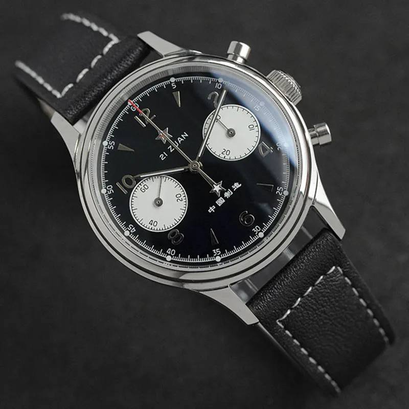 Часы авиаторы SUGESS мужские спортивные водонепроницаемые в стиле милитари с