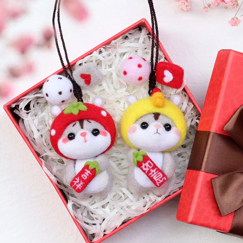 Nonvor милые шерстяные валяные материалы ручной работы игрушки для домашних