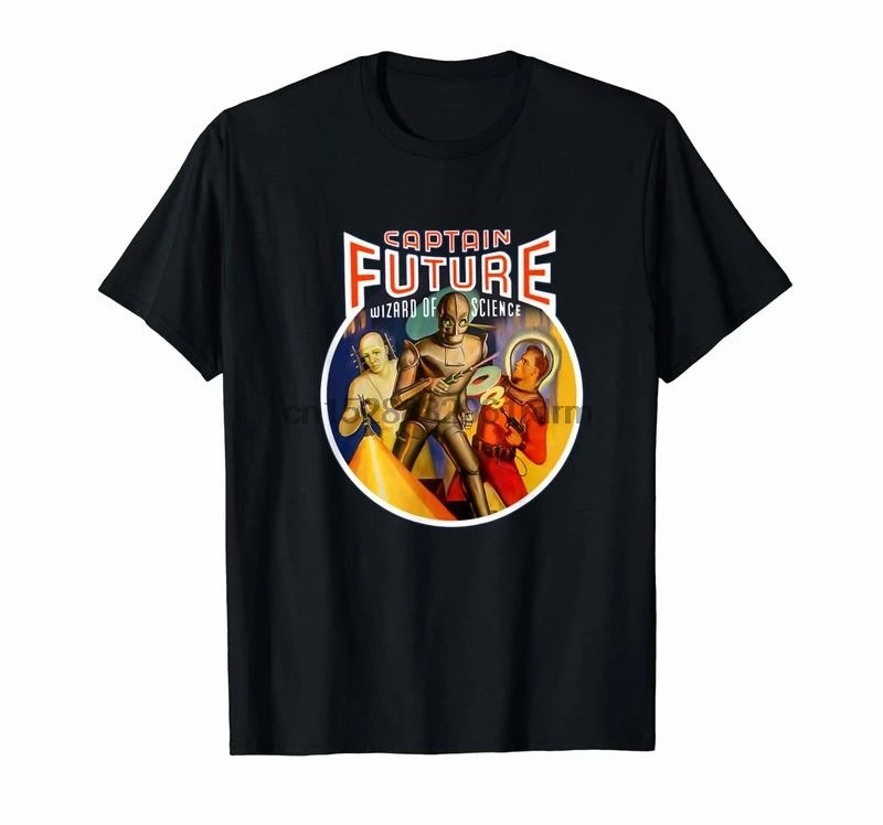 Комиксная футболка Captain Future 8037|Мужские футболки| |